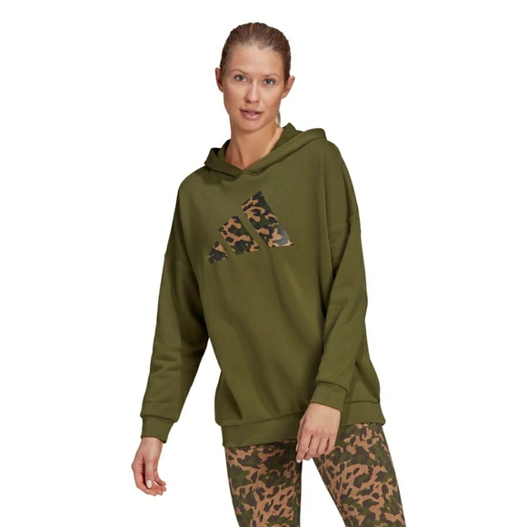 Adidas Leopard BOS Hoodie - Picture 1 of 5